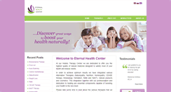 Desktop Screenshot of eternalhealthcenter.com